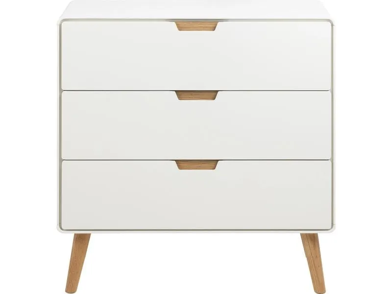 AC Design Kommode Lowell 80 x 80 cm, Weiss AC Design Kommode Lowell 80 x 80 cm, Weiss