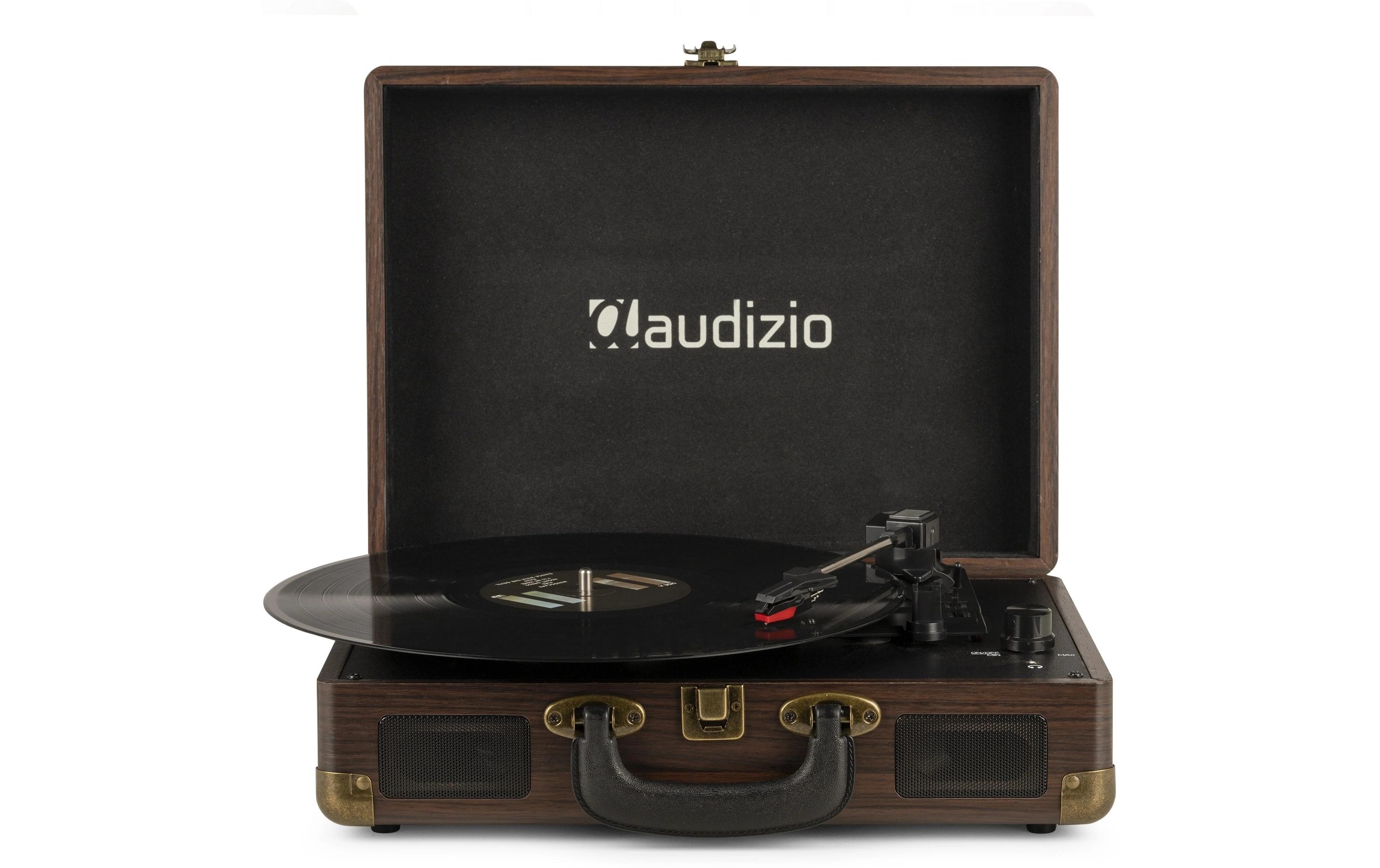 Audizio Plattenspieler RP114 Dunkelbraun
