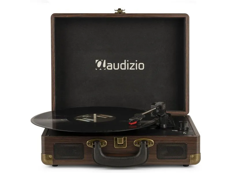 Audizio Plattenspieler RP114 Dunkelbraun