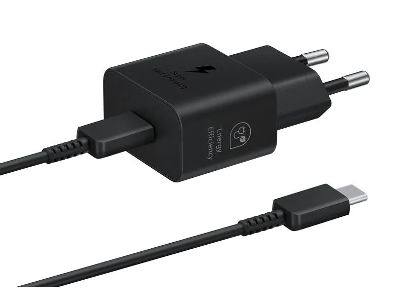 Samsung Schnellladeadapter 25 Watt EP-T2510X mit Kabel Samsung Schnellladeadapter 25 Watt EP-T2510X mit Kabel