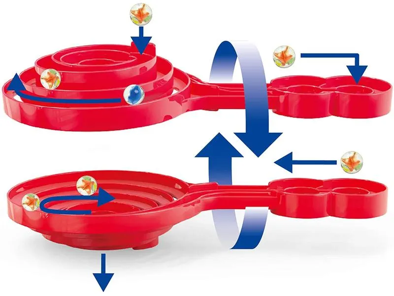 Hape Kugelbahn Zubehör Quadrilla Doppel-Spirale Hape Kugelbahn Zubehör Quadrilla Doppel-Spirale