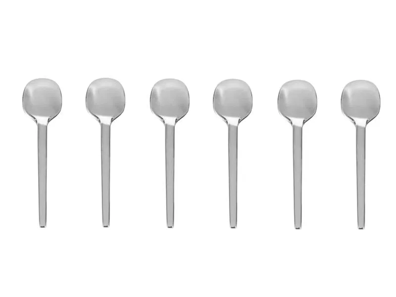 Leonardo Espressolöffel 6 Stück, Silber Leonardo Espressolöffel 6 Stück, Silber
