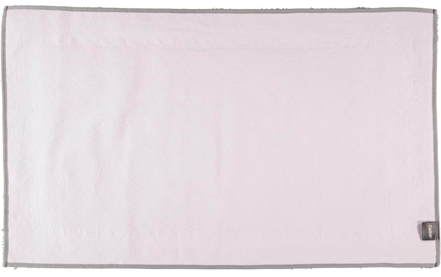 Cawö Badteppich Two-Tone 70 x 120 cm, Steingrau