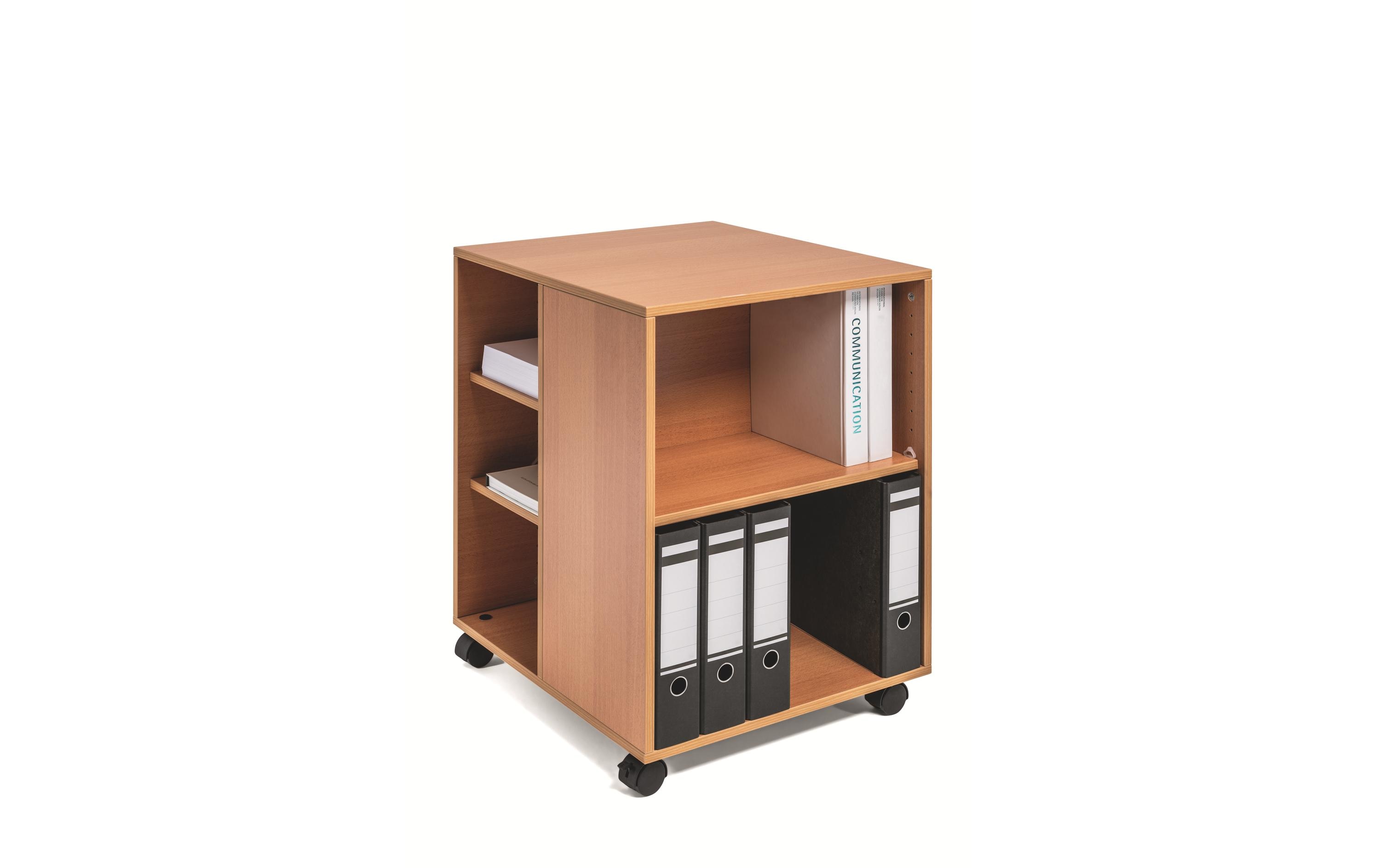 DURABLE Multifunktionswagen 74/59 3-seitig offen, 6 Böden, Braun DURABLE Multifunktionswagen 74/59 3-seitig offen, 6 Böden, Braun