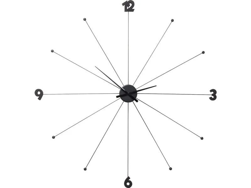 Kare Wanduhr Like Umbrella, Black Kare Wanduhr Like Umbrella, Black