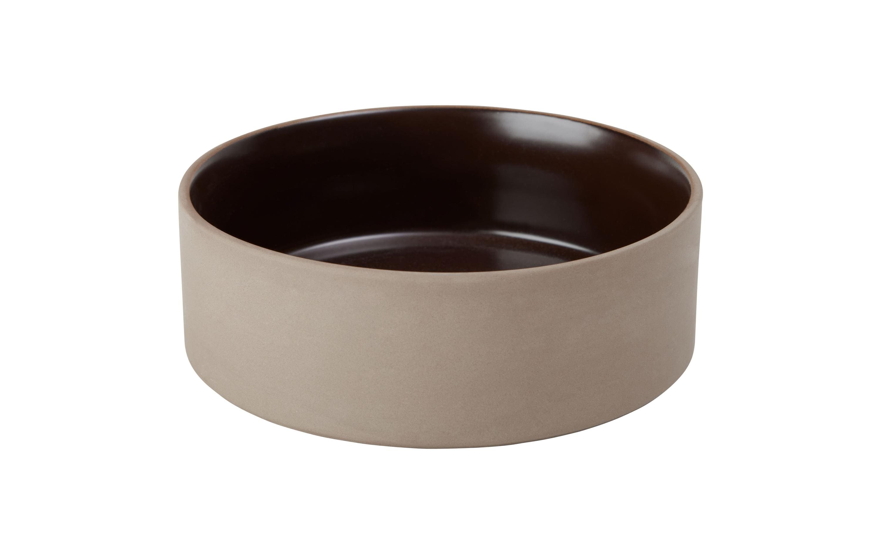 OYOY Keramiknapf Sia L, Ø 19.5 x H 6.5 cm, Choko OYOY Keramiknapf Sia L, Ø 19.5 x H 6.5 cm, Choko