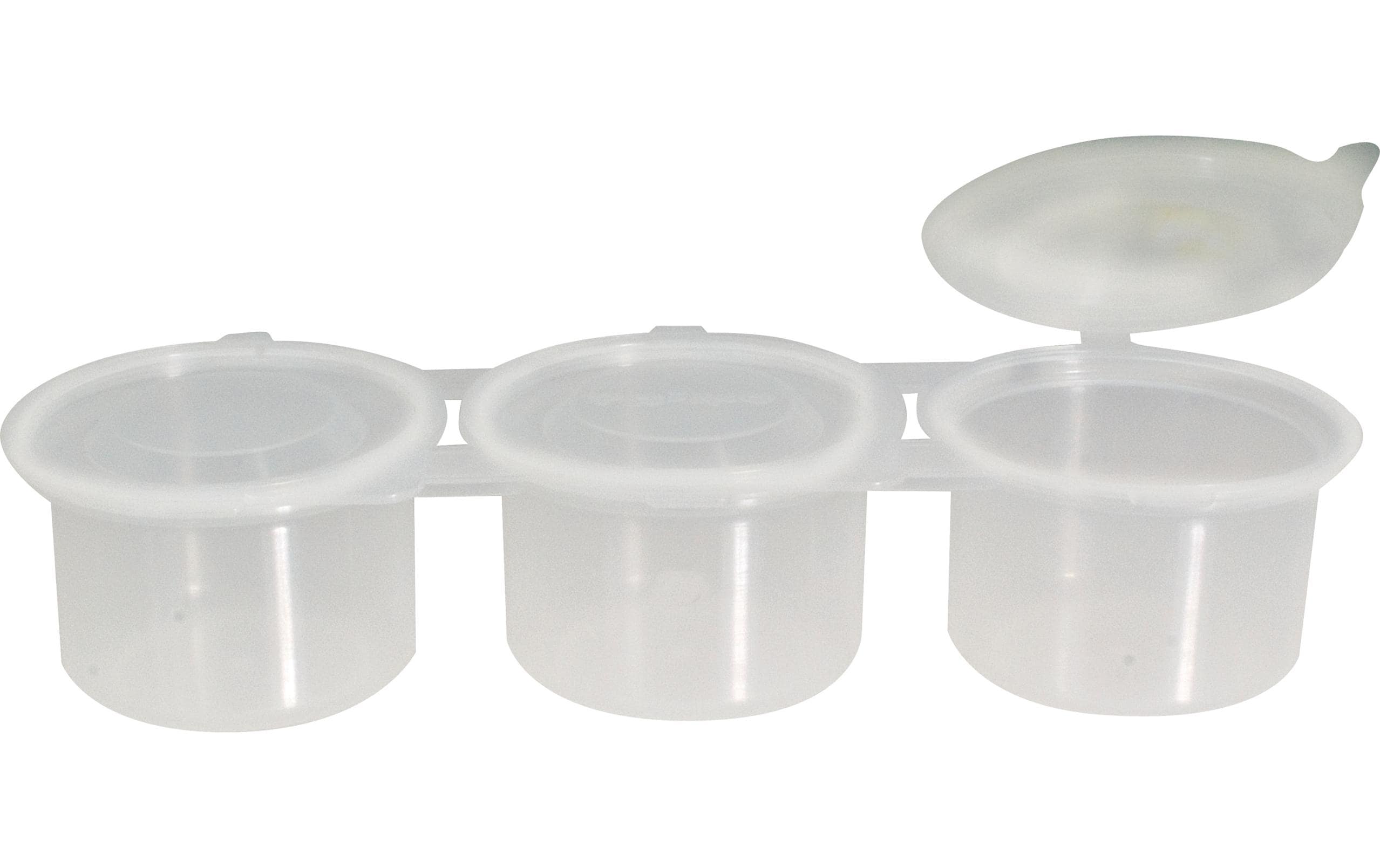 Eberhard Faber Wasserbecher Box, 3 Kammern Transparent