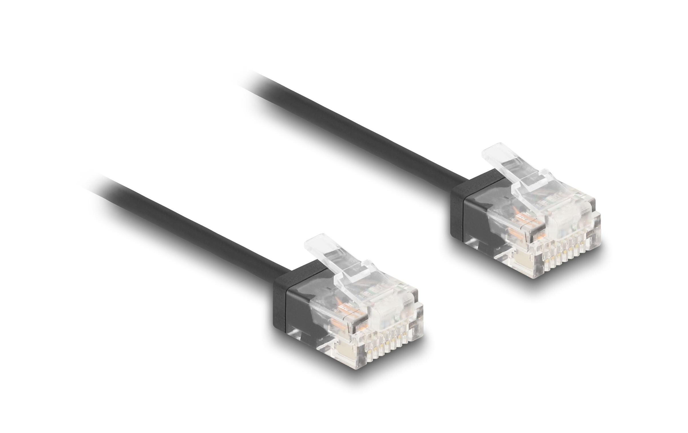 Delock Patchkabel Cat 6, UTP, 0.3 m, Schwarz