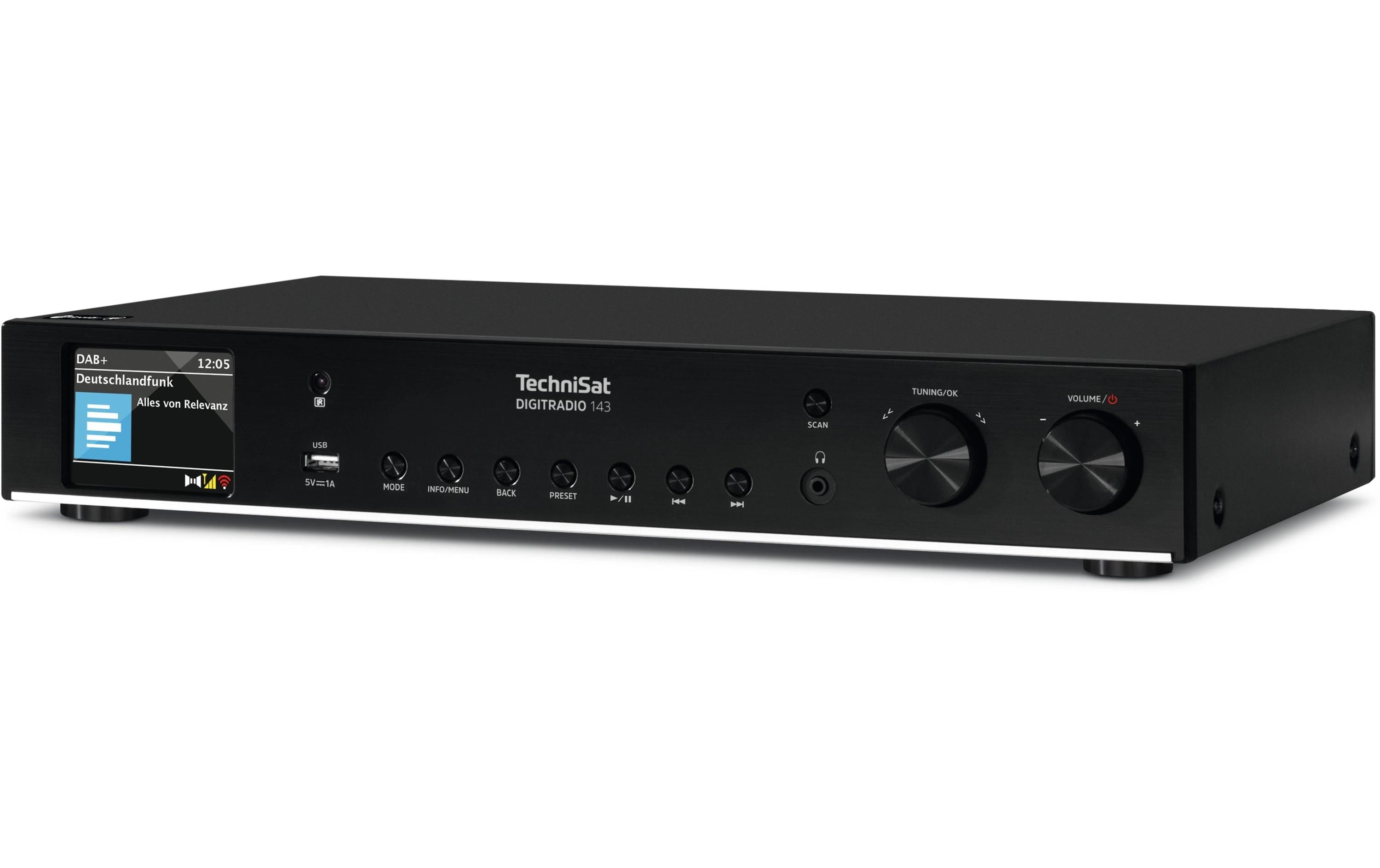 Technisat Radio-Tuner DigitRadio 143 V3 Schwarz Technisat Radio-Tuner DigitRadio 143 V3 Schwarz