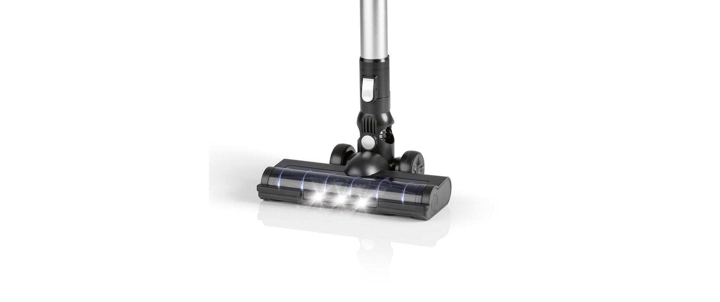 CLEANmaxx Akku-Hand- und Stielsauger mit 2-fach-Filter , Weiss