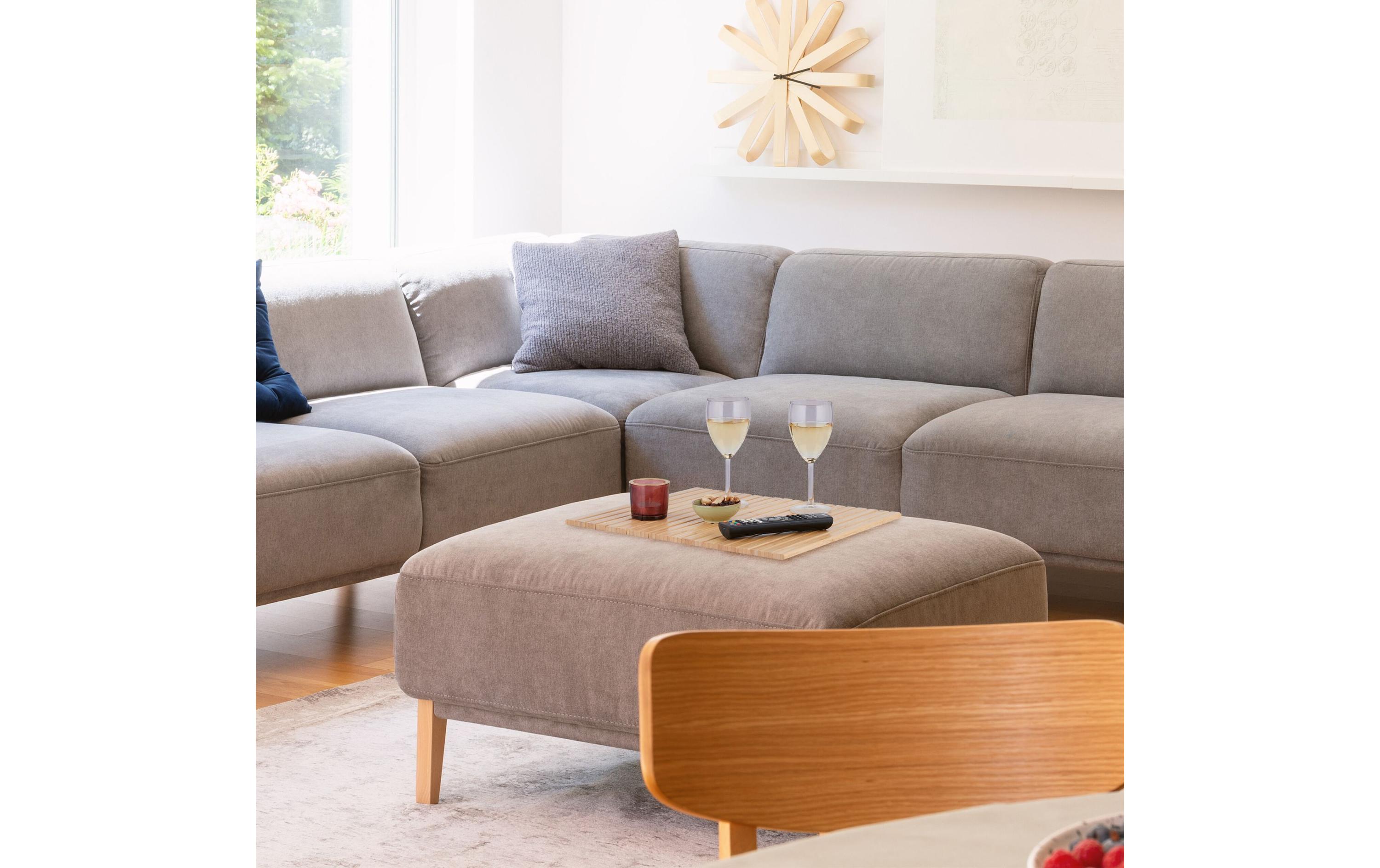 relaxdays Serviertablett Natur