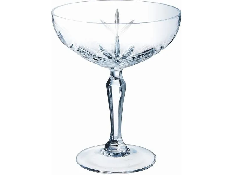Bormioli Rocco Sektglas Broadway 250 ml, 6 Stück, Transparent
