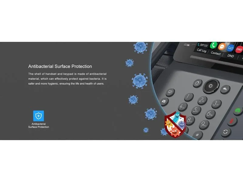 Fanvil Tischtelefon V65 Schwarz