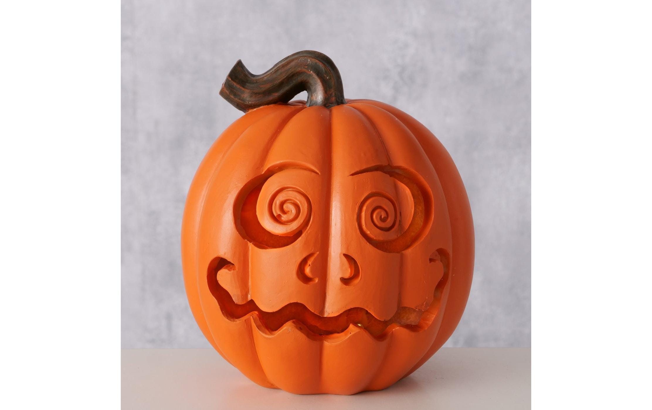 Boltze Halloweenfigur Kürbis Sponky 15 cm