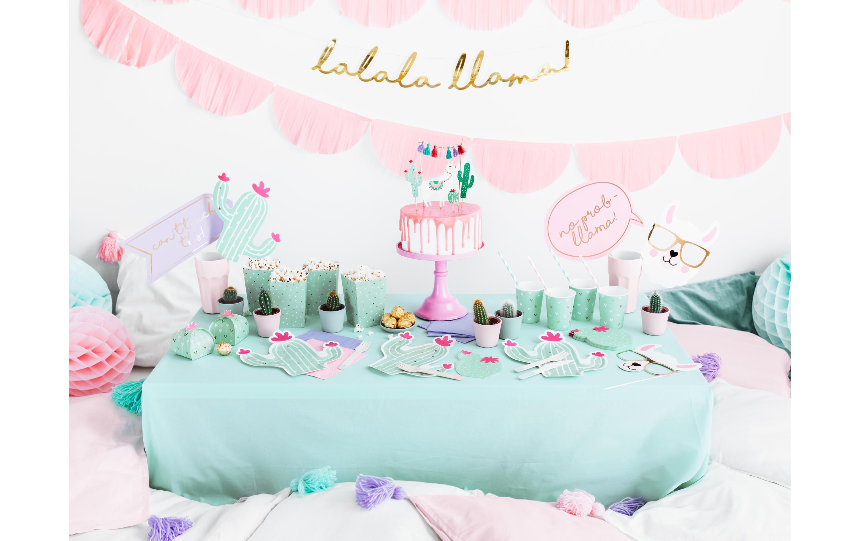 Partydeco Cocktailservietten Kaktus 11.5 x 13.5 cm, 20 Stück