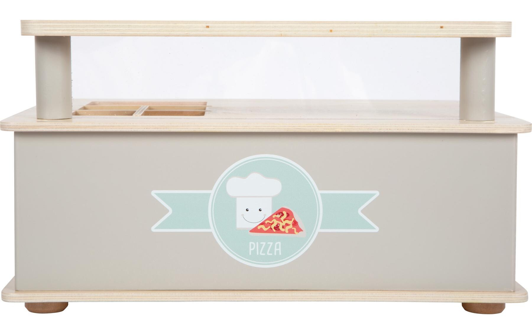 small foot Spiel-Lebensmittel Pizzeria-Set