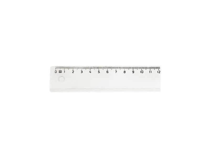 Büroline Lineal Massstab 20 cm Transparent