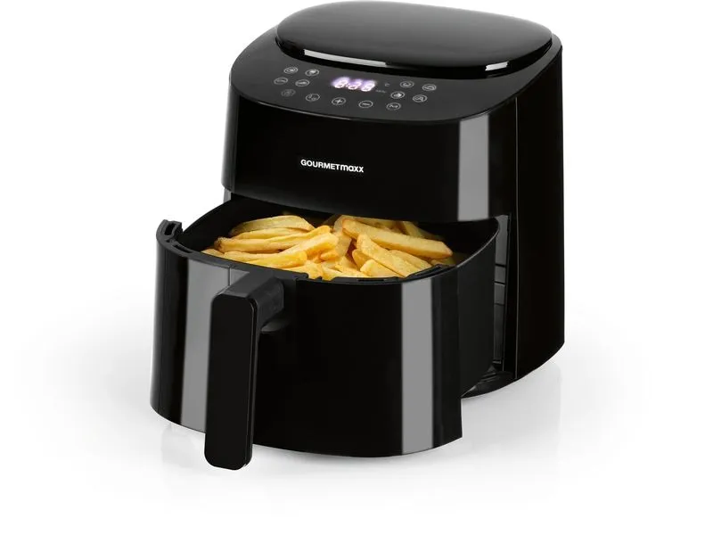 GOURMETmaxx Heissluft-Fritteuse Digital Schwarz GOURMETmaxx Heissluft-Fritteuse Digital Schwarz