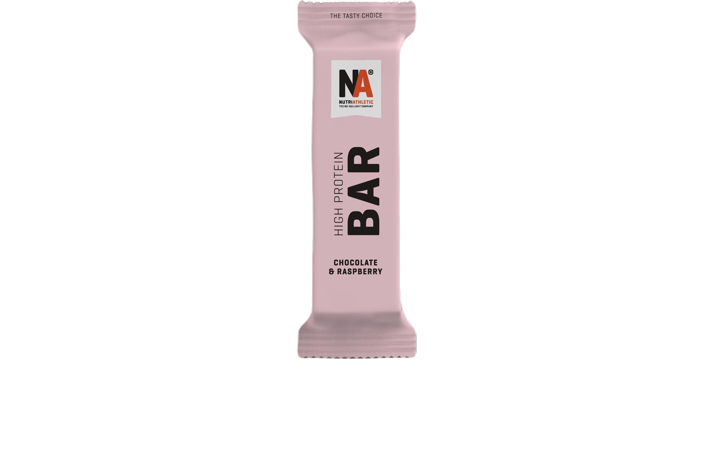 NUTRIATHLETIC Riegel High Protein Himbeere/Schokolade