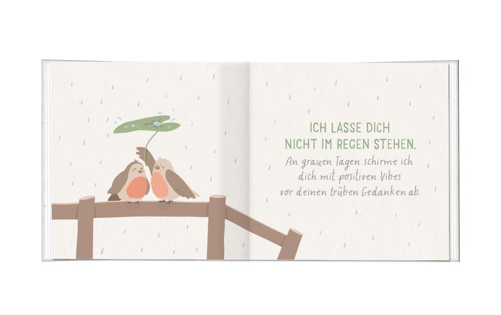 Grafik Werkstatt Minibuch Bin immer für dich da!