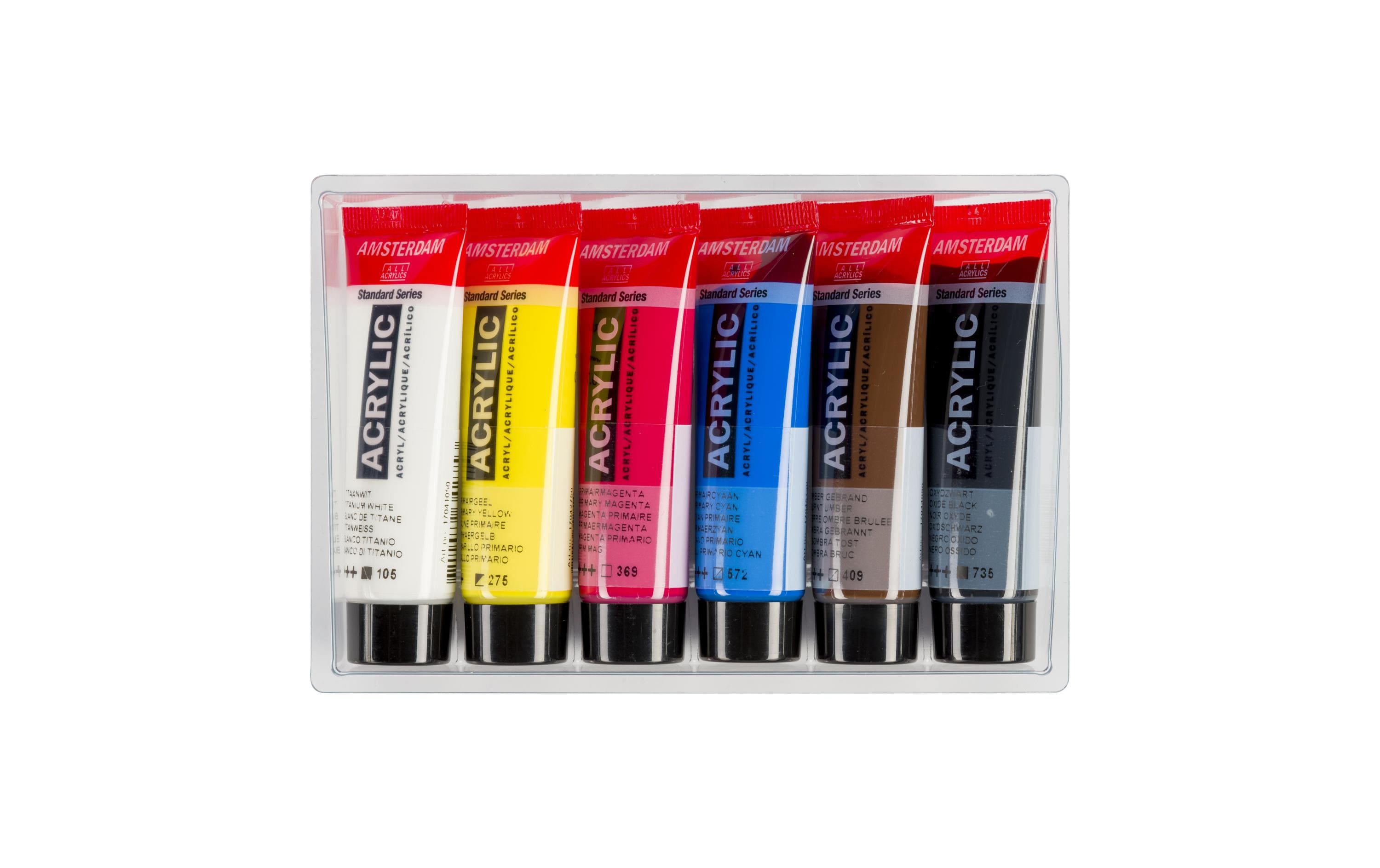 Amsterdam Acrylfarbe Primary 6 Tuben à 20 ml