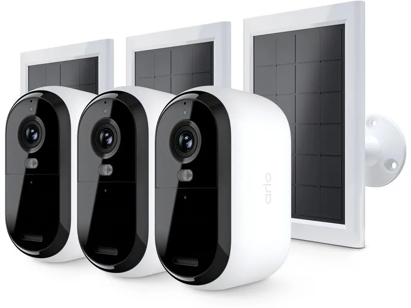 Arlo Essential 3 HD, 3er Set mit Solarpanel