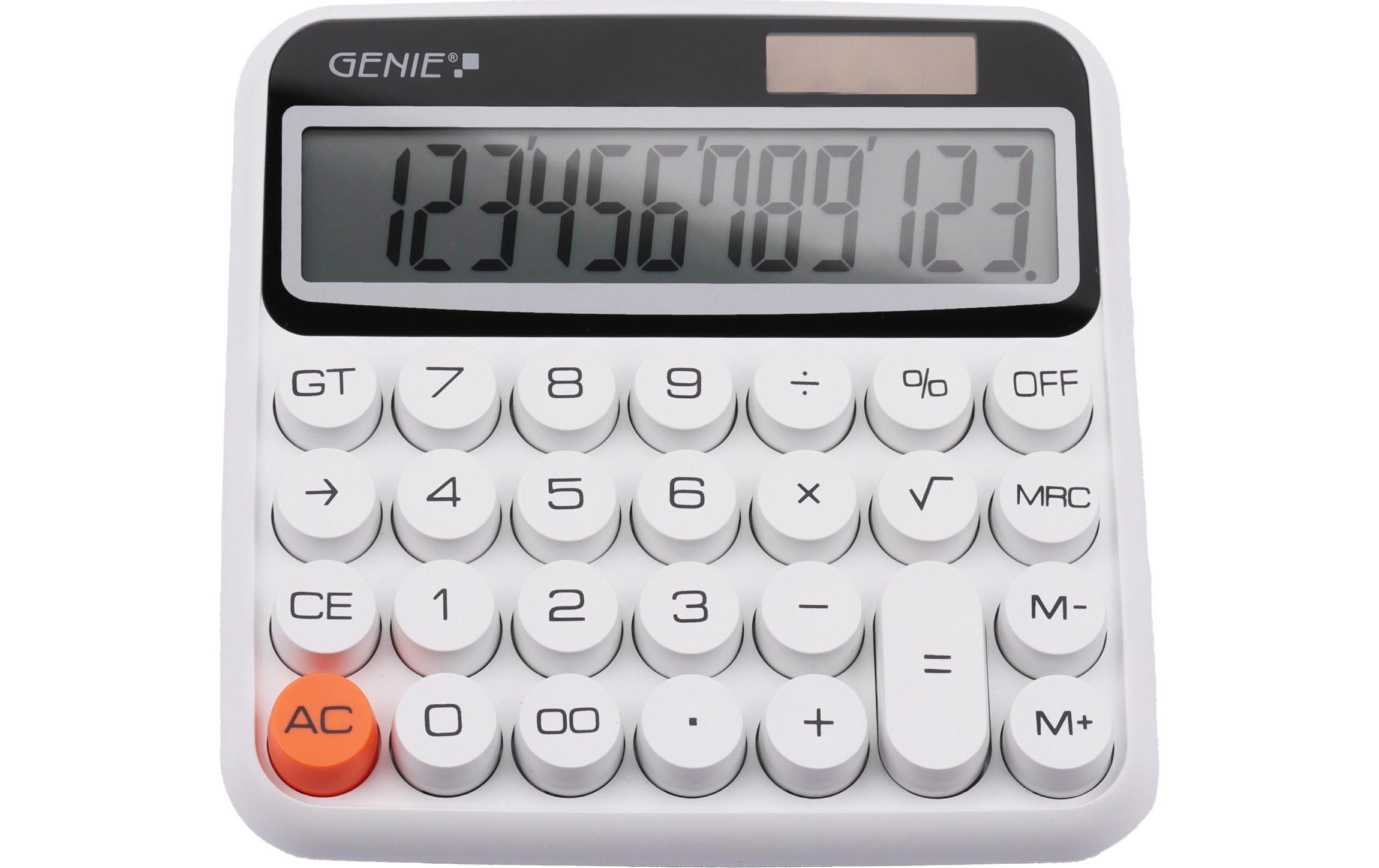 Genie Taschenrechner 612 Weiss Genie Taschenrechner 612 Weiss