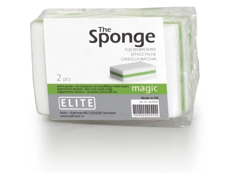 Elite Flecken-Radierer Magic 2 Stück, Weiss/Hellgrün Elite Flecken-Radierer Magic 2 Stück, Weiss/Hellgrün