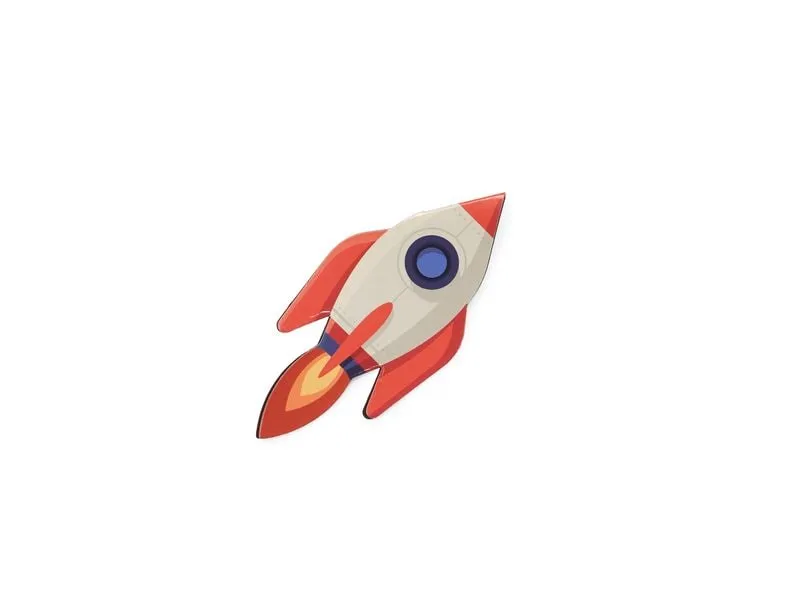 Trendform Buchzeichen Macnettic ROCKET Magnetfolie Mehrfarbig Trendform Buchzeichen Macnettic ROCKET Magnetfolie Mehrfarbig