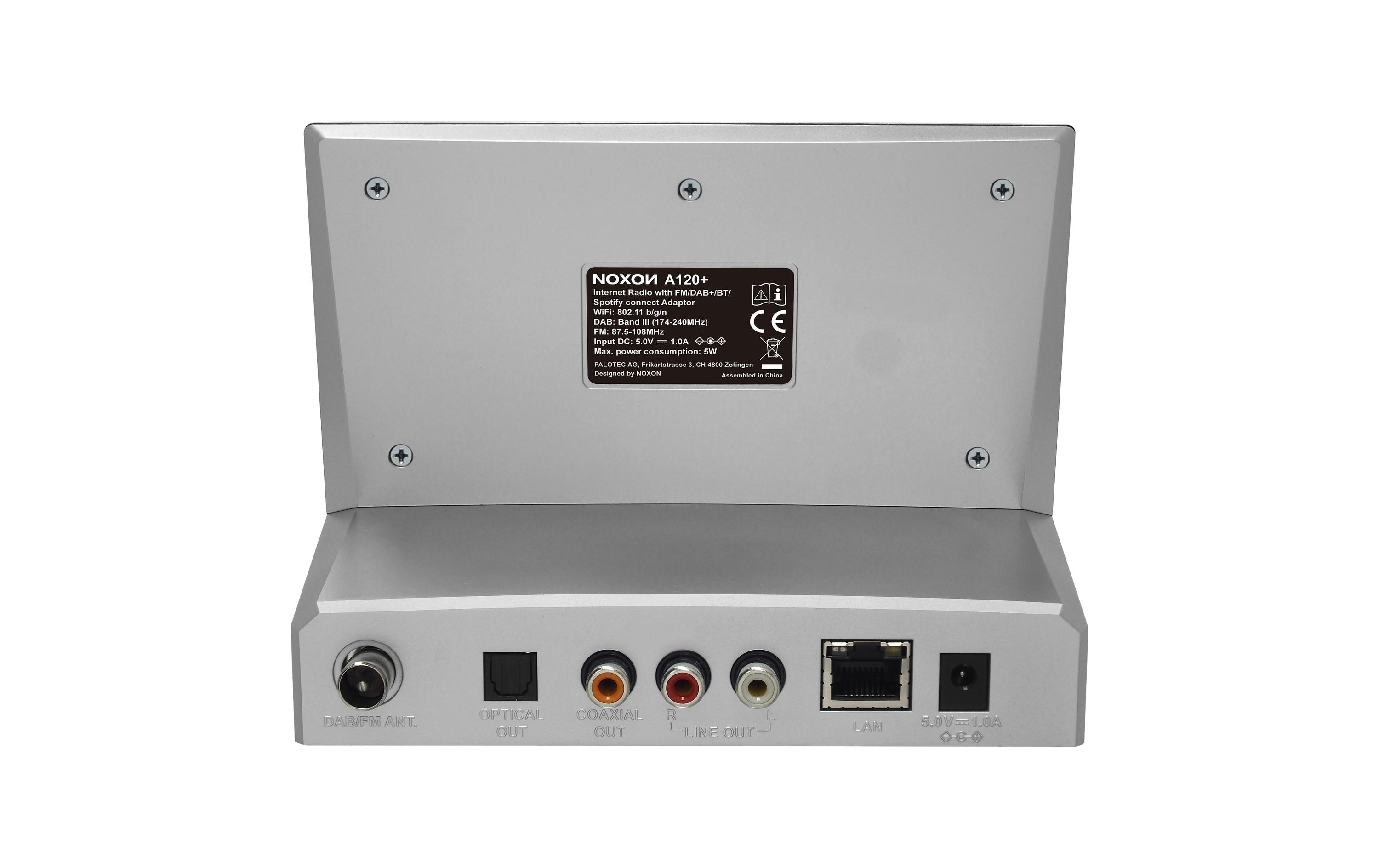 Noxon Radio-Tuner A120+ Silber