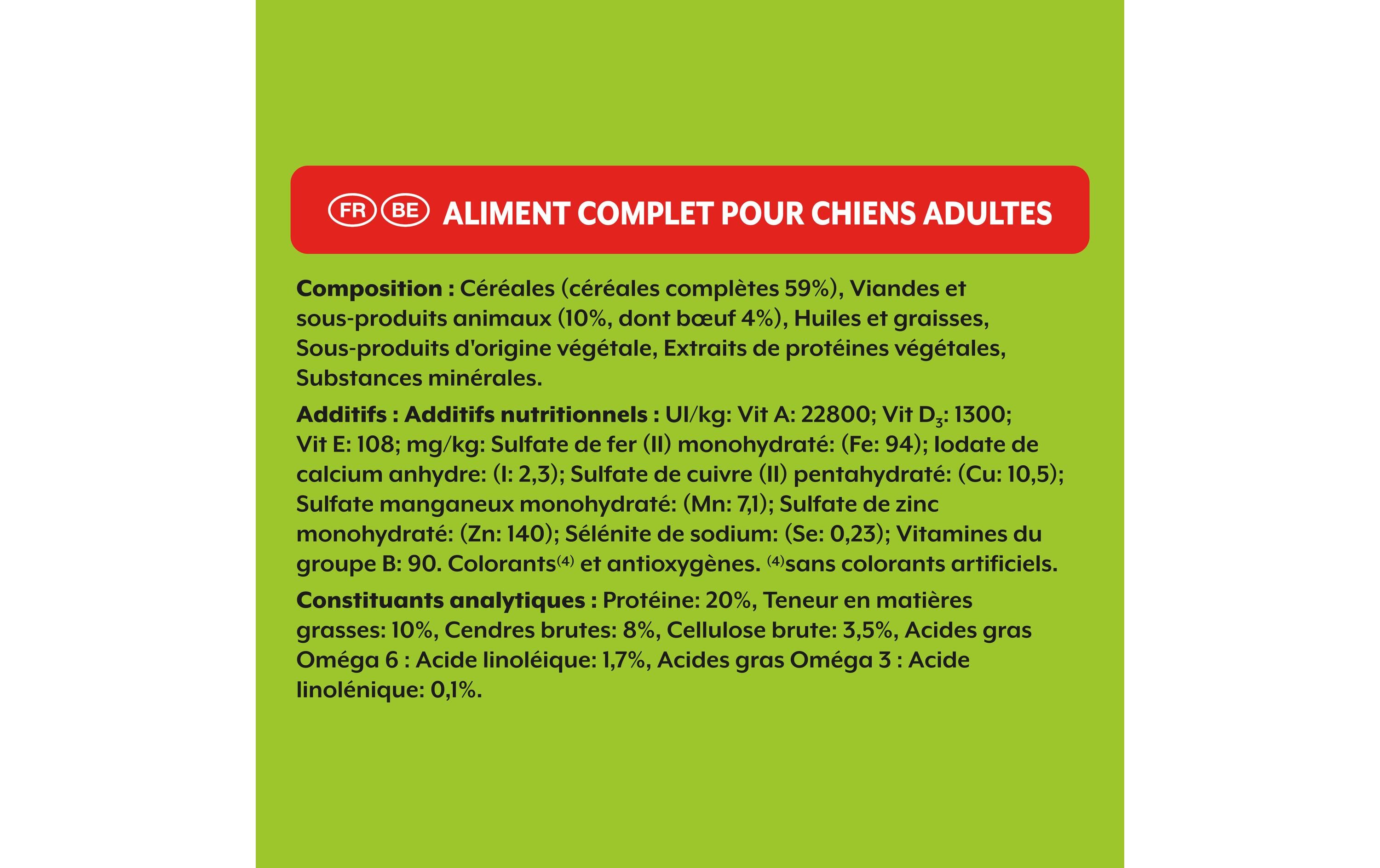 Purina Friskies Trockenfutter Active Hund mit Rind 3 kg