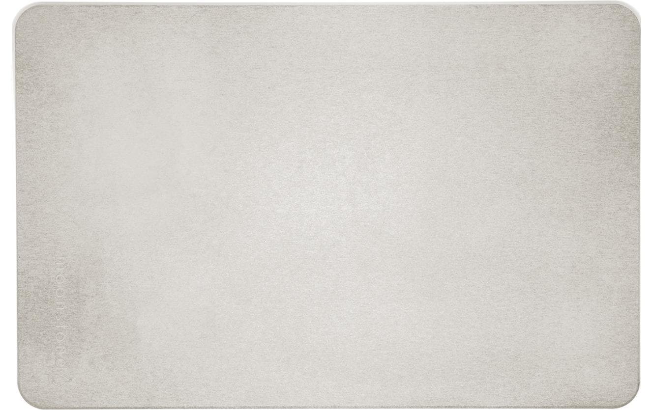 Moonstone Badteppich aus Diatomit 40 x 60 cm, Weiss