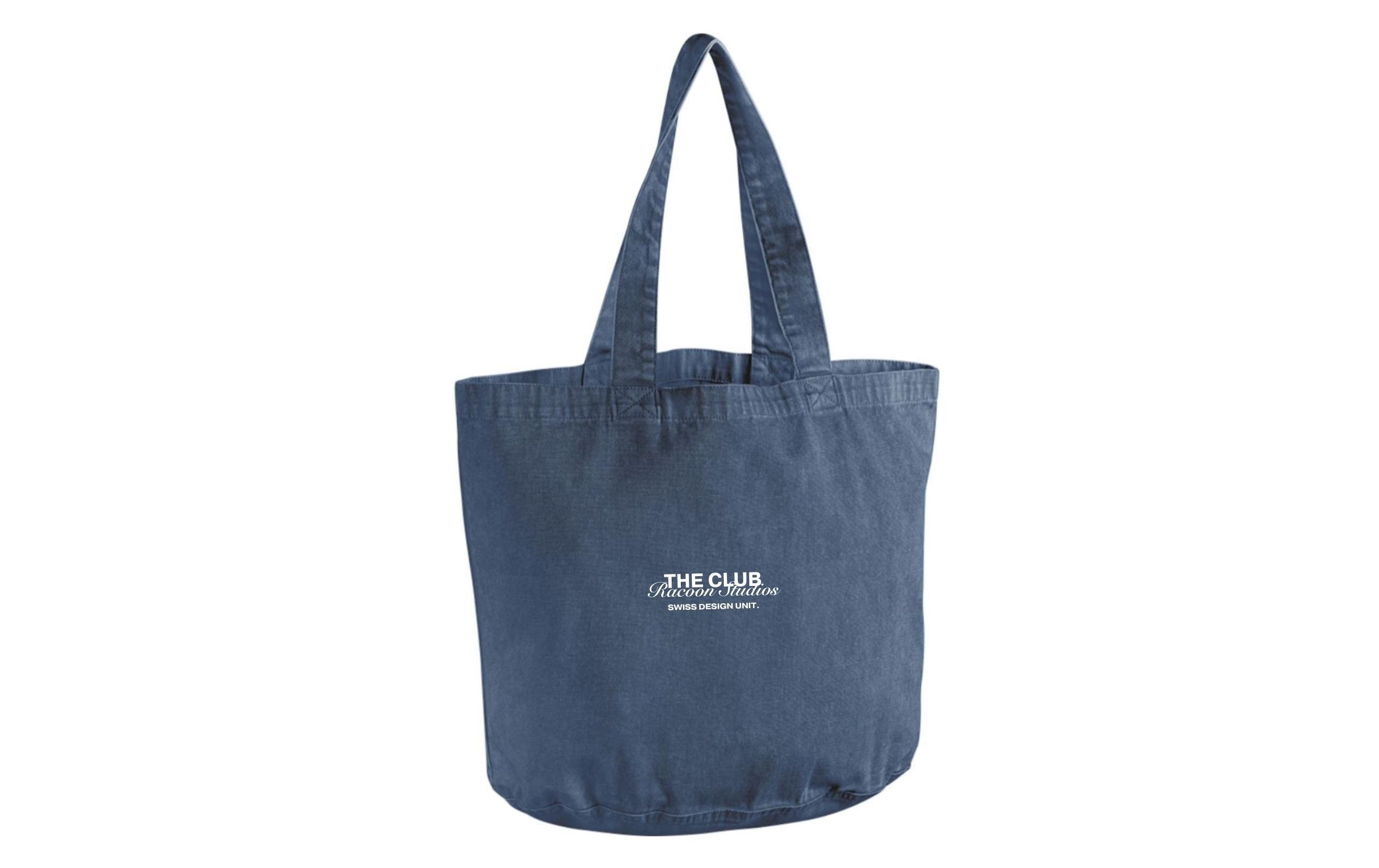 Racoon Handtasche Club Bag Denim, 38 x 34 x 21 cm