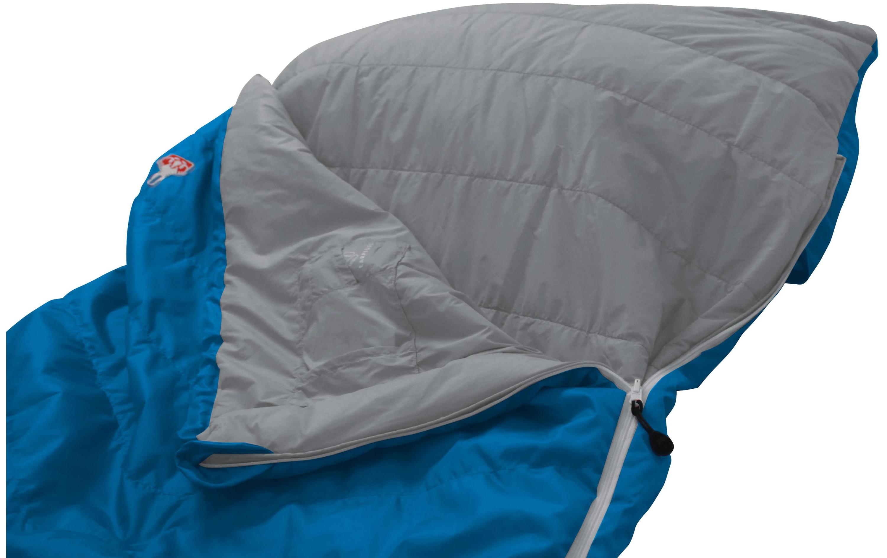 Grüezi Bag Schlafsack Biopod Wolle Almhütte 195 Polyester, True Blue