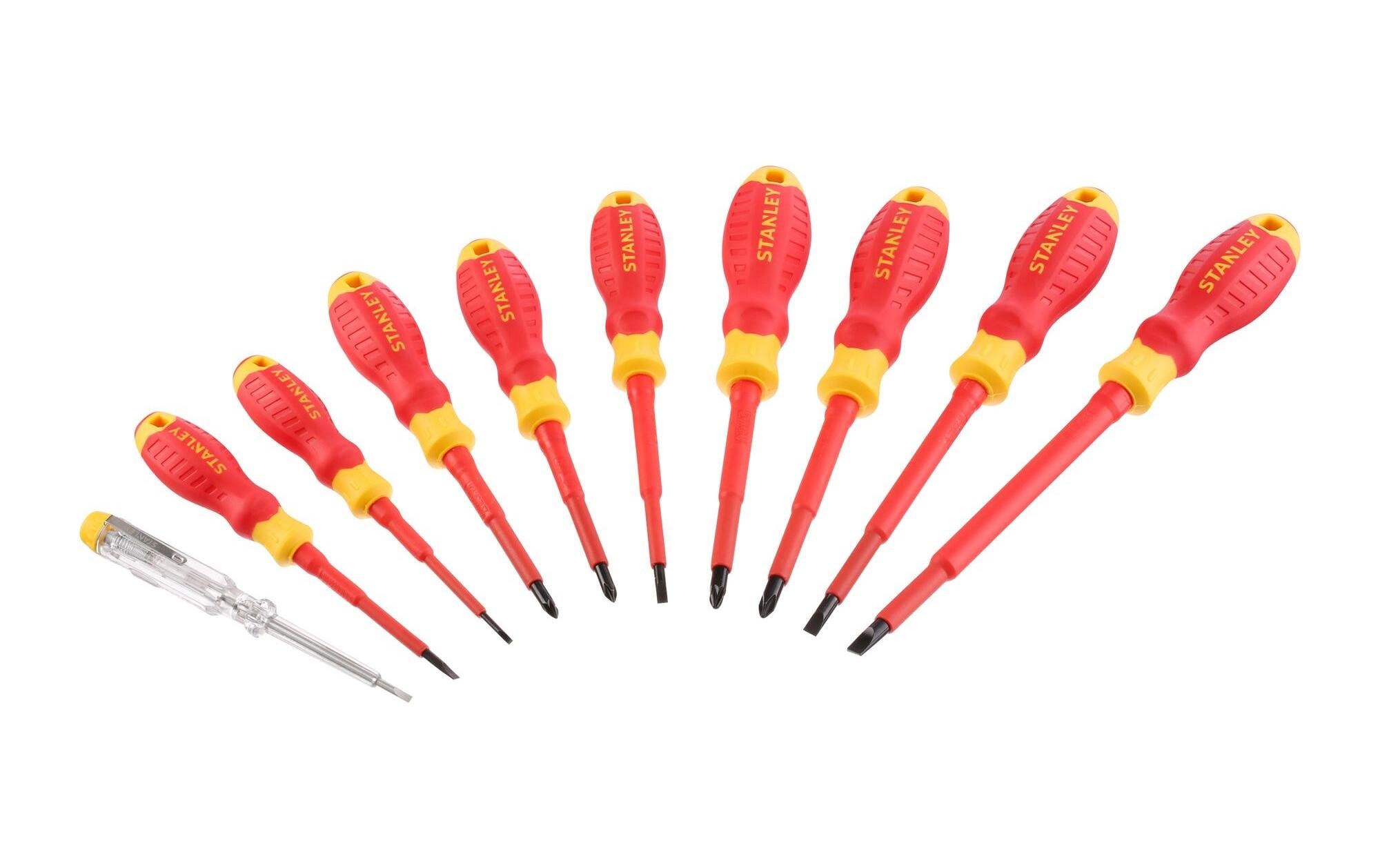 Stanley Fatmax Schraubenzieher-Set VDE 10-teilig Stanley Fatmax Schraubenzieher-Set VDE 10-teilig
