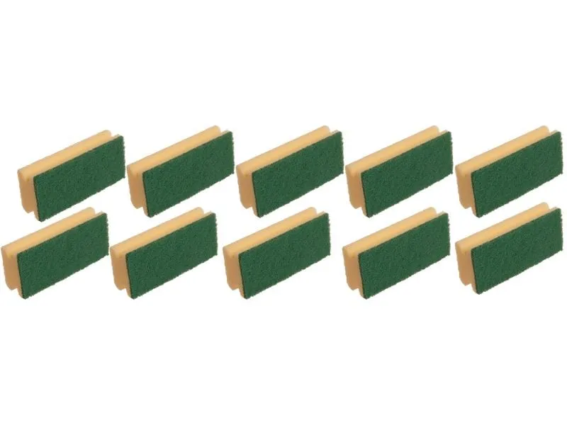 Edi Baur Schwamm Basic 10 Stück, Gelb/Grün Edi Baur Schwamm Basic 10 Stück, Gelb/Grün