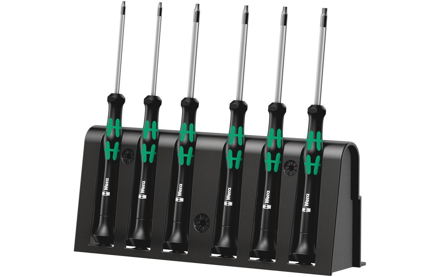 Wera Schraubenzieher-Set Kraftform Micro 2067/6 Torx, 6-teilig Wera Schraubenzieher-Set Kraftform Micro 2067/6 Torx, 6-teilig