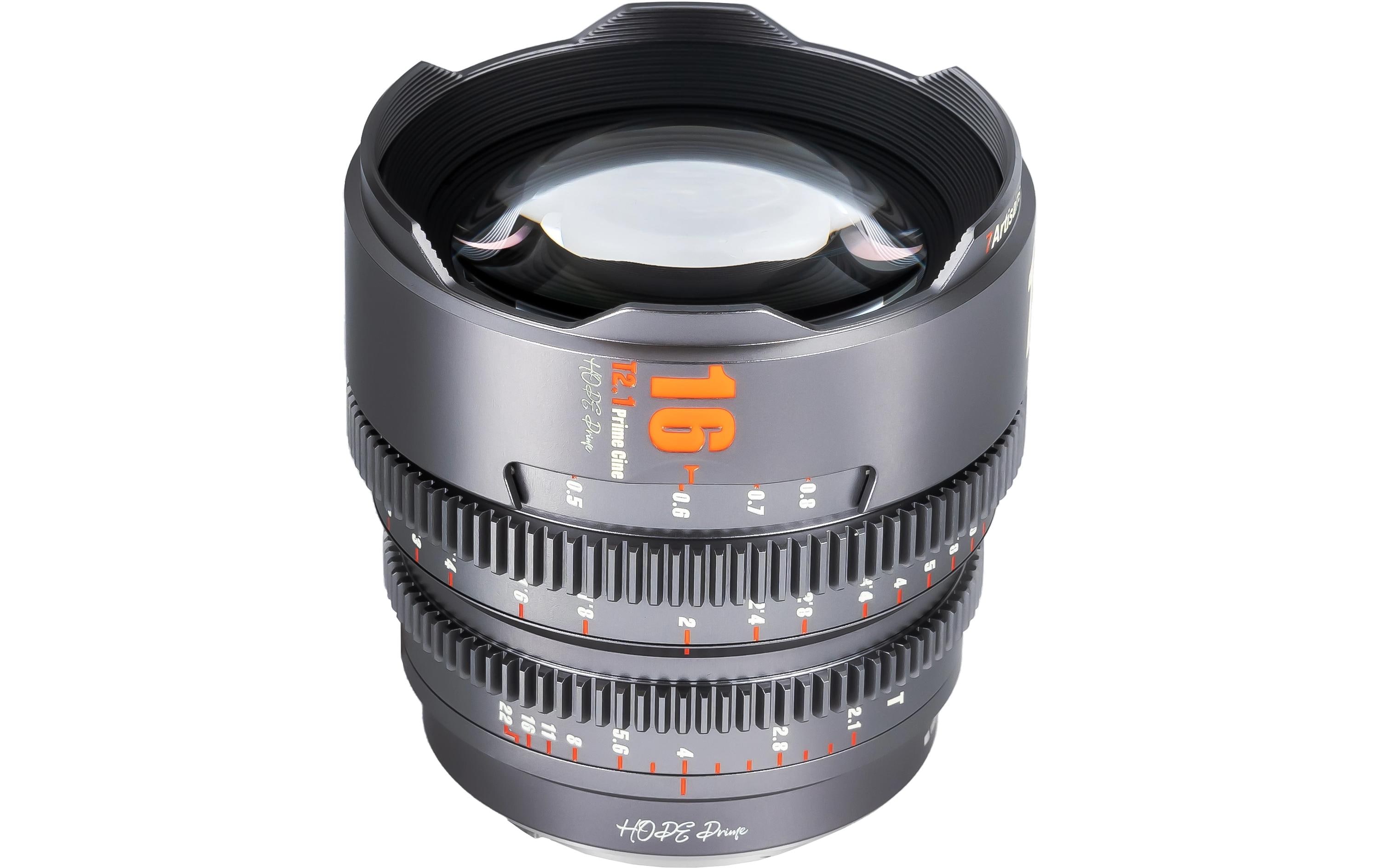 7Artisans Festbrennweite 16mm T/2.1 – MFT