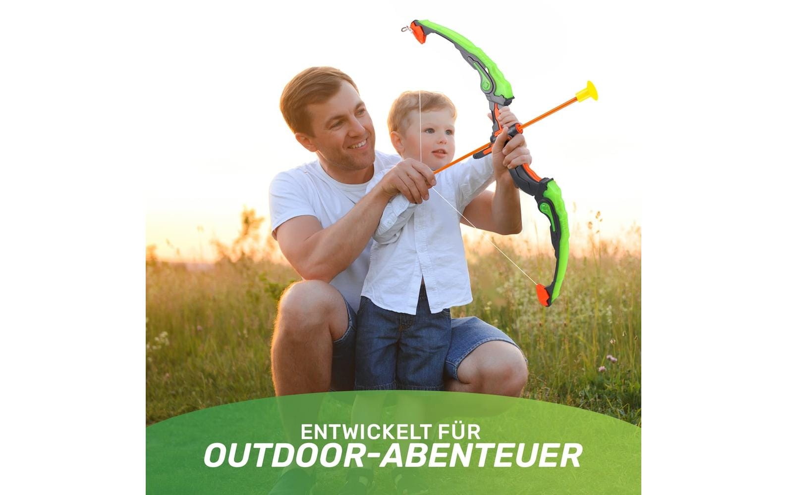 Bogenkönig Bogenschiess-Set leuchtend