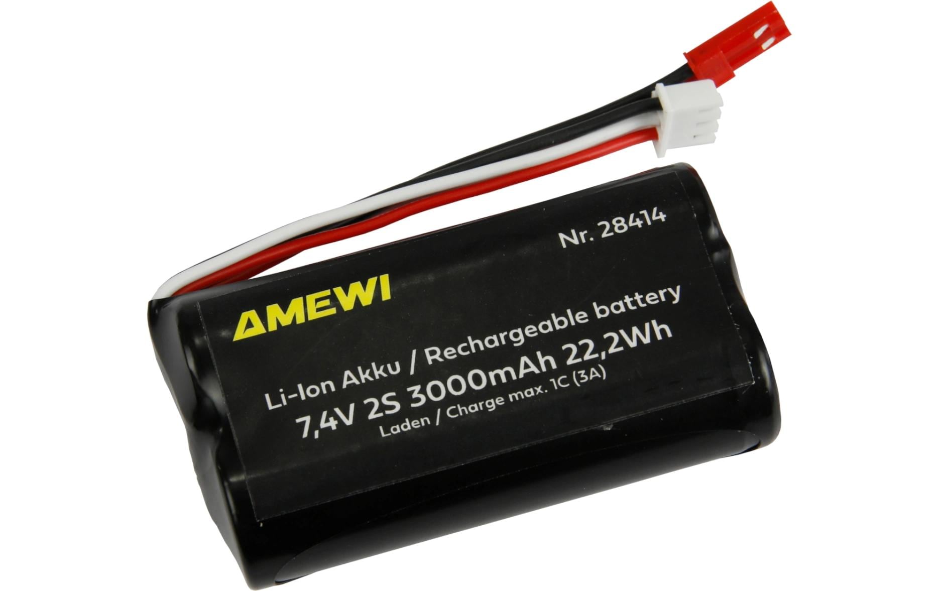Amewi RC-Akku Li-Ion 2S 7.4 V 3000 mAh BEC Amewi RC-Akku Li-Ion 2S 7.4 V 3000 mAh BEC