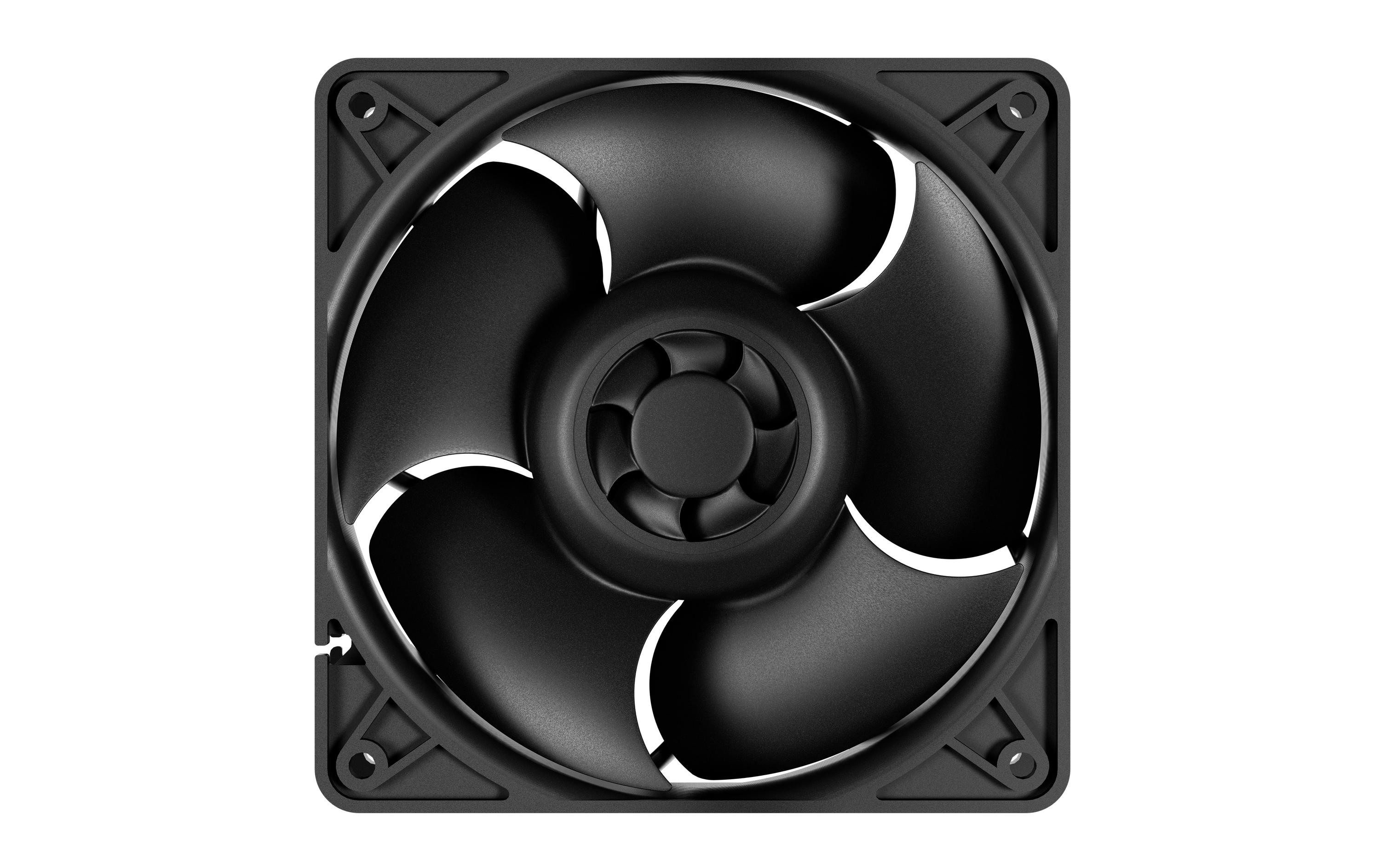 Arctic Cooling PC-Lüfter S12038-8K, 120 mm, 8000 RPM, Schwarz, 1 Stück