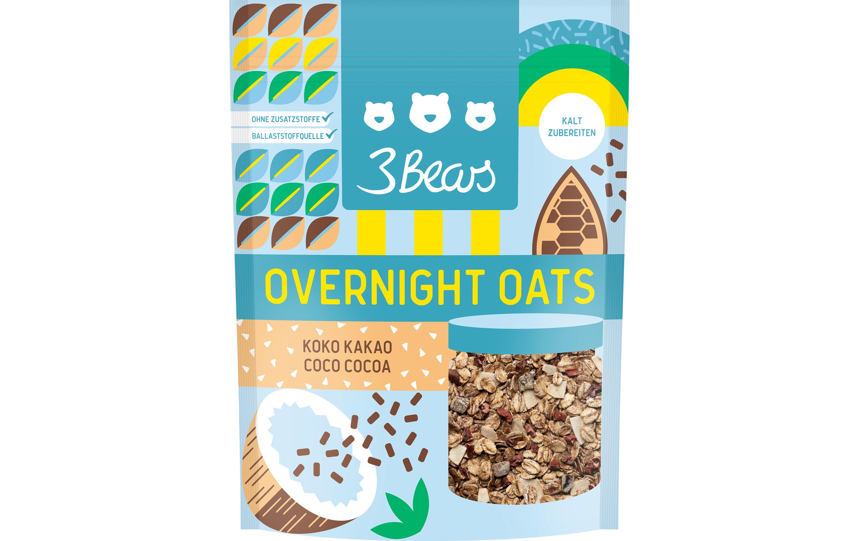 3Bears Overnight Oats – Koko Kakao 400 g 3Bears Overnight Oats – Koko Kakao 400 g