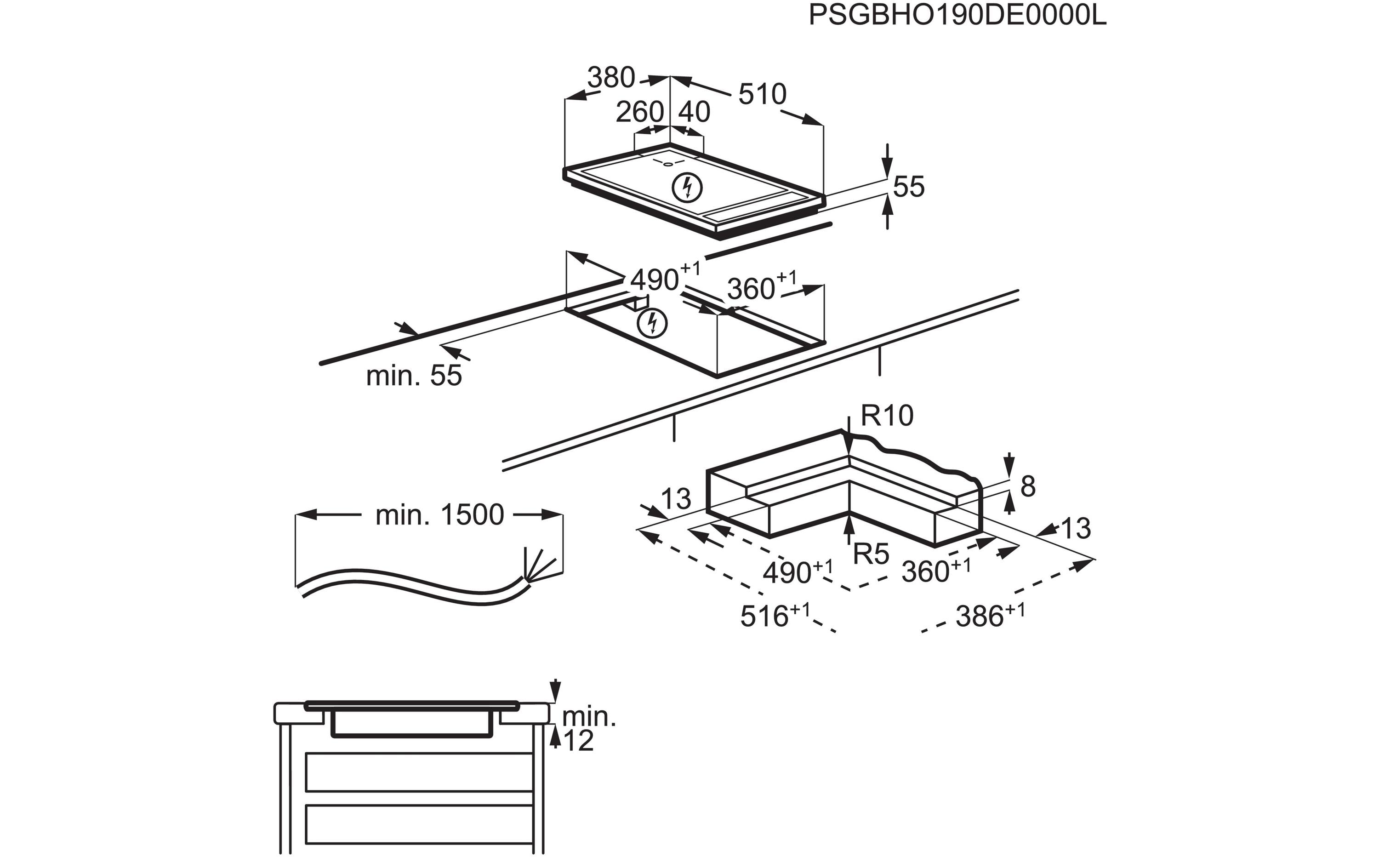 Electrolux Tepanyaki-Grill TY38TSILCN 38 cm Electrolux Tepanyaki-Grill TY38TSILCN 38 cm