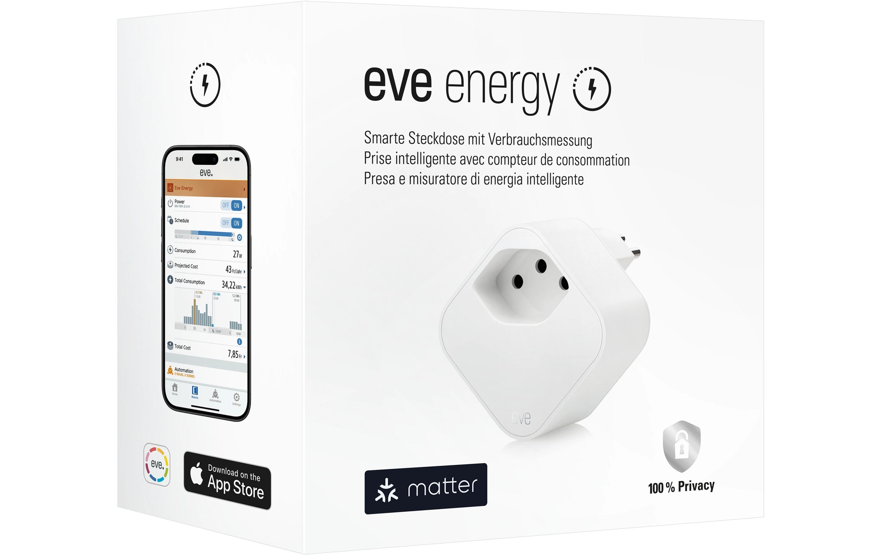 Eve Systems Smart Home Steckdose Eve Energy
