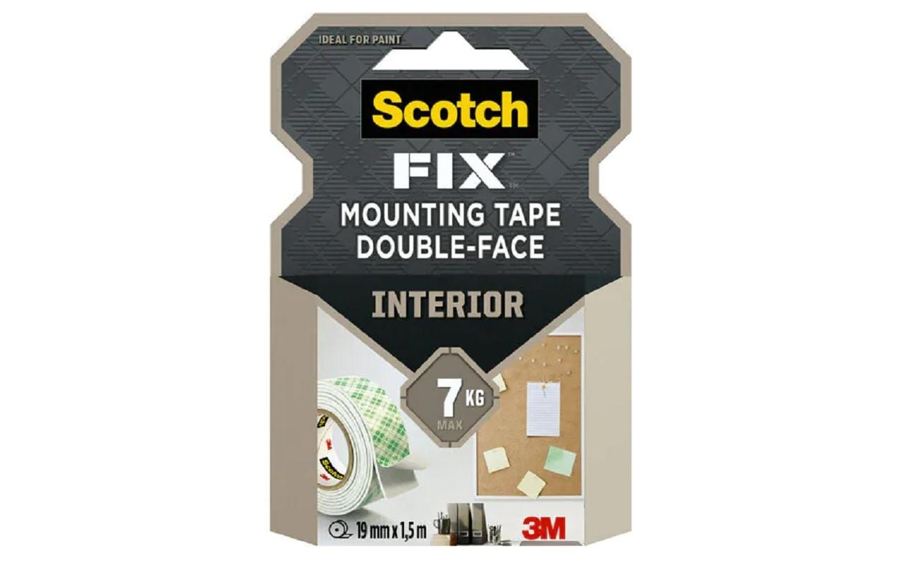 3M Innenmontageband Scotch-Fix 19 mm x 1.5 m, Weiss