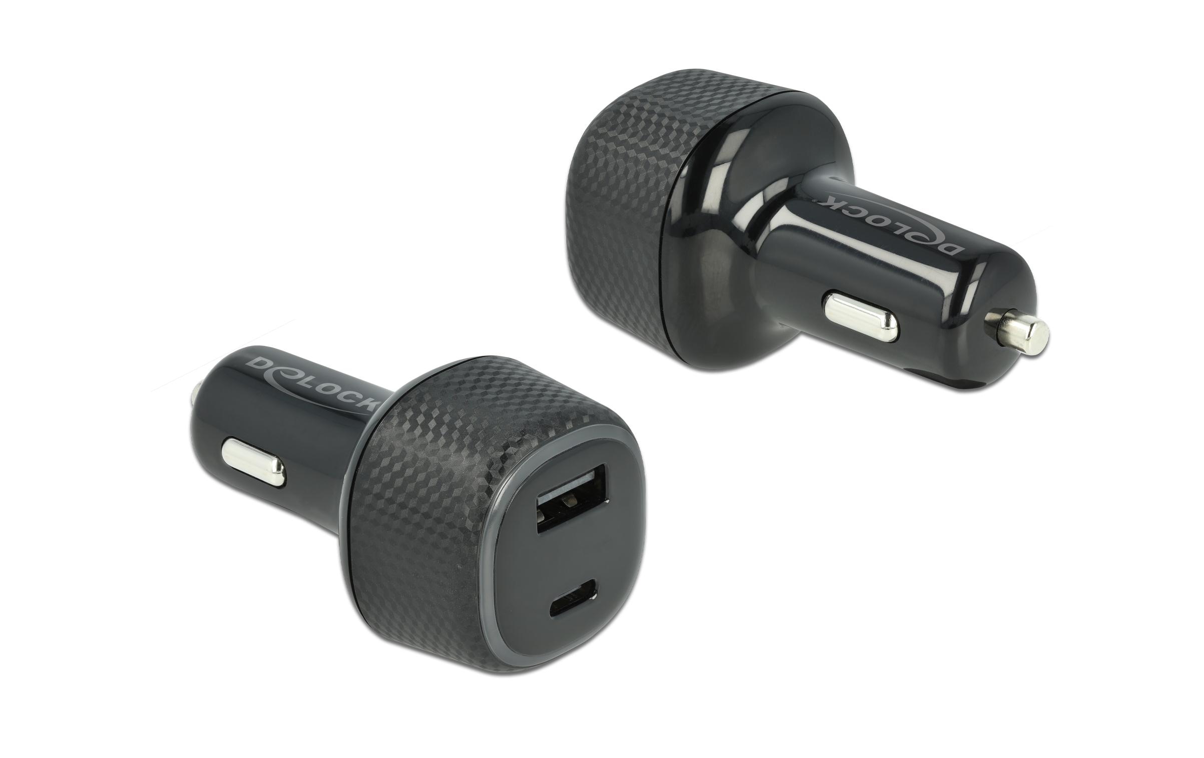 Delock Autoladegerät USB Typ-A und -C PD 3.0 63 W Delock Autoladegerät USB Typ-A und -C PD 3.0 63 W