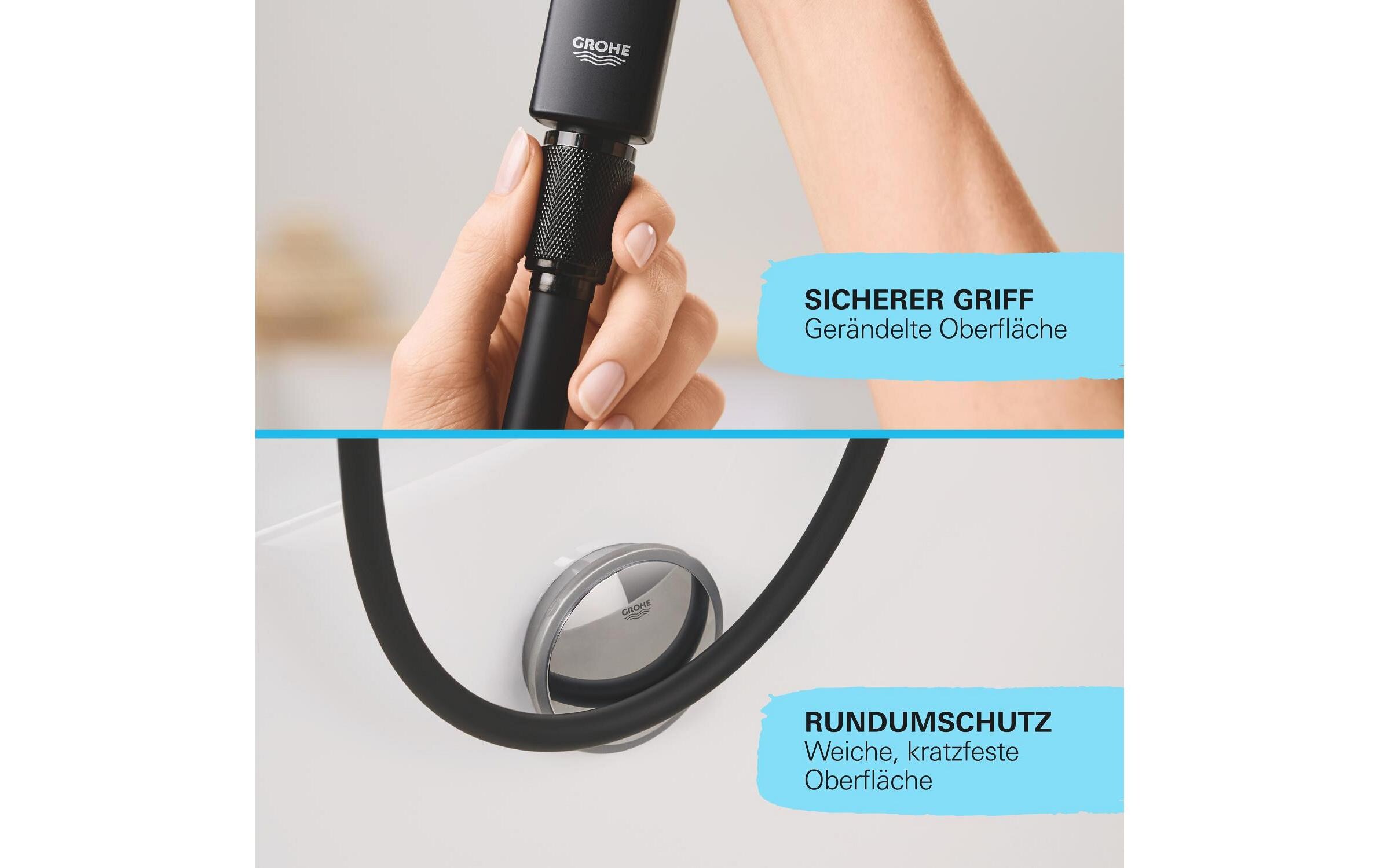 GROHE Duschbrauseschlauch VitalioFlex Trend 1500 mm Mattschwarz