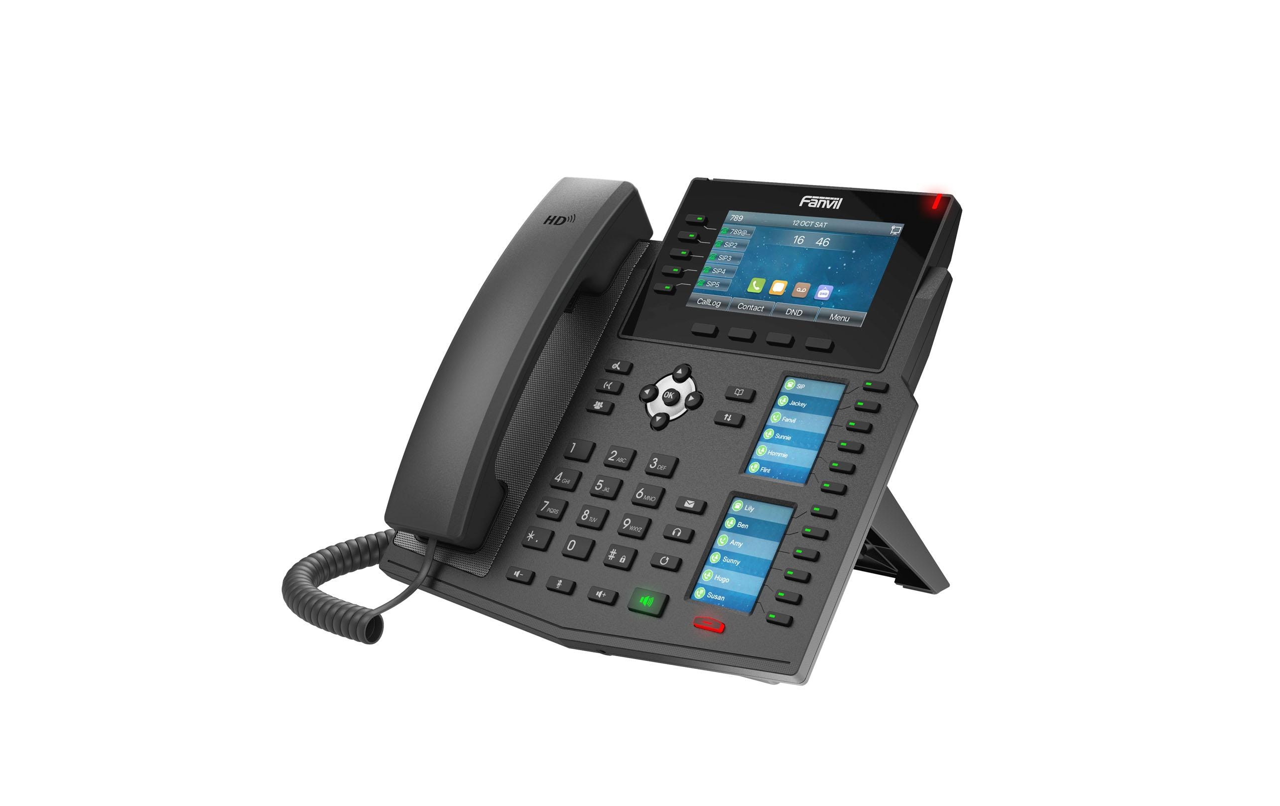 Fanvil Tischtelefon X6U V2 Schwarz Fanvil Tischtelefon X6U V2 Schwarz