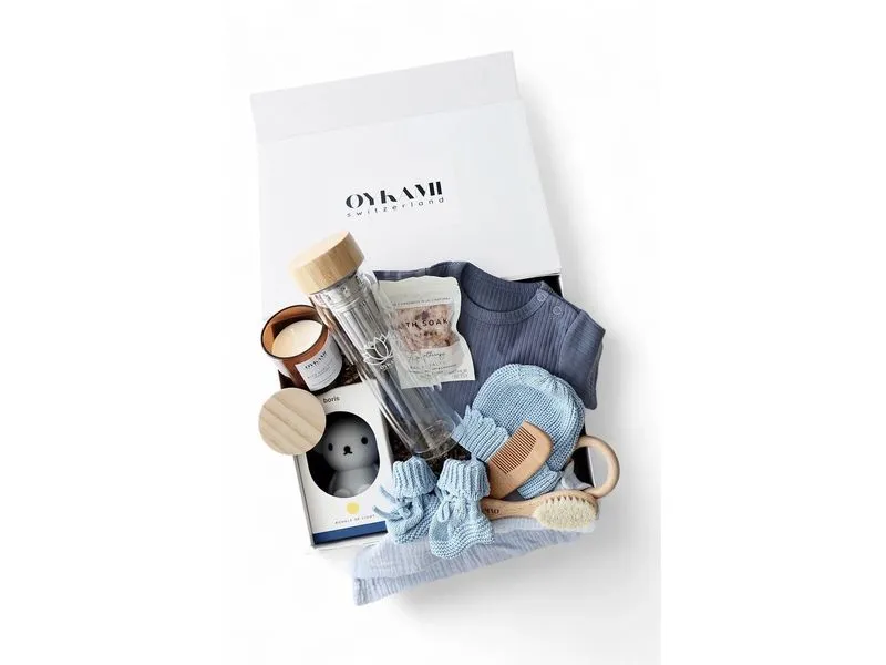 Oykami Mama Geschenkbox Teeflasche Blau Lugano Oykami Mama Geschenkbox Teeflasche Blau Lugano