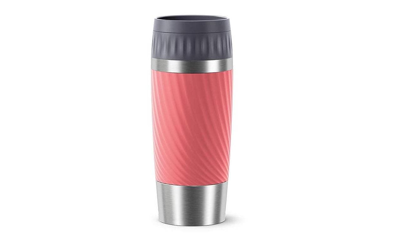 Emsa Thermobecher Travel Mug Easy Twist 360 ml, Koralle